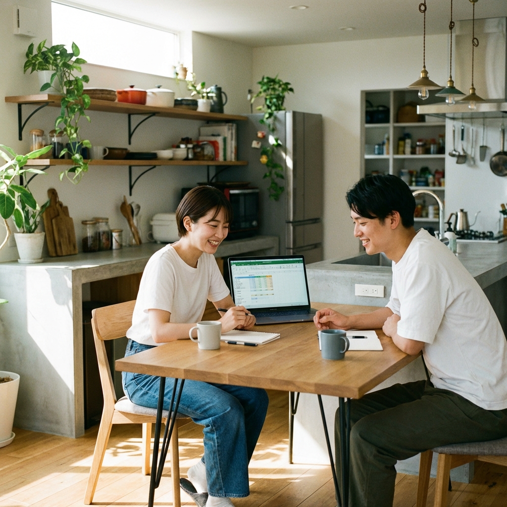 同棲の家賃割合は?収入別シミュレーションと公平な分担方法